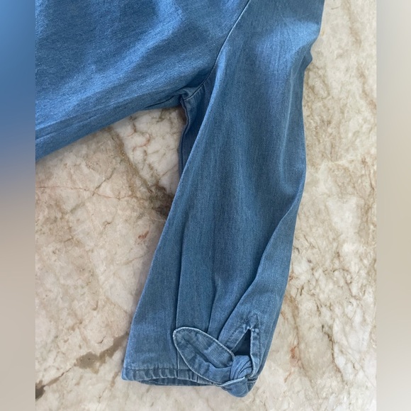 Crewcuts chambray top. 100% cotton size 6 - Picture 5 of 5